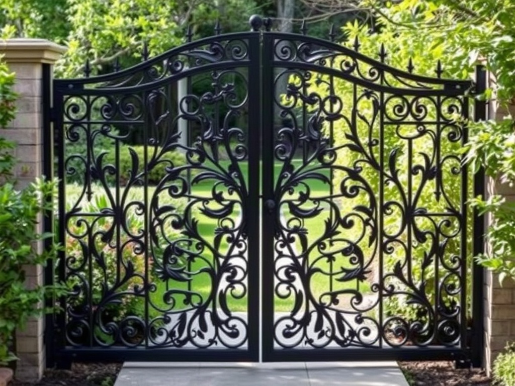 Ferforje Bahçe Kapısı